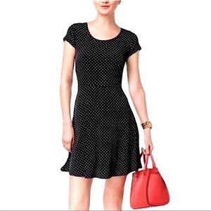 MICHAEL Michael Kors Fit & Flare Dot Dress in size Medium